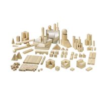 German haba3504 building blocks 260 pieces of original wood color building block beech wood puzzle board game