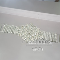 New Western-style wedding dress chain belt special drilling accessories available for wedding dresses belly leather dance Out of the waist seal