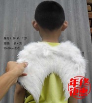  Small children angel wings props feather dance performance dance shooting 100 days photo shooting year old