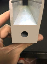 55*36*10 aluminum rod single hole square tube bar aluminum aluminum profile