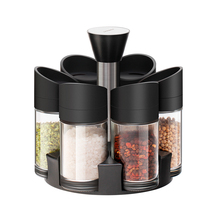 Aimeino vertical glass seasoning can household leak-proof oil pot set combination kitchen seasoning bottle seasoning bottle seasoning box