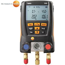 German testo549 550 car air conditioning fluorometer refrigerant snow pressure gauge double meter meter