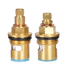 Thickened faucet spool heart quick opening ceramic sheet Single cold all copper Single double switch triangle valve accessories Water nozzle pad