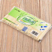  Eco-friendly hotel restaurant household bamboo toothpicks Portable bag Bamboo toothpicks 120 pieces