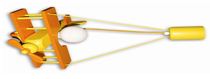 German Direct mail Waldi Leuchten Childrens room Childrens bedroom chandelier airplane gift 901080