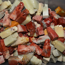 Fujian National Stone Shoushan stone hibiscus stone button head batch handmade carved seal seal button 20 side set of special price