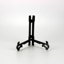 Black acrylic plate rack disc bracket Puer tea shelf viewing plate base porcelain plate bracket plate rack