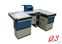 Supermarket cashier stainless steel countertop cashier convenience store cashier color optional size can be customized