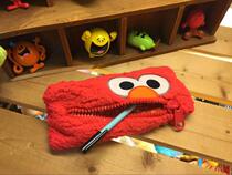  Special Japan Global Sesamestreet Sesame Street Red Elmo Elmo Pen Bag Storage Bag