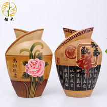 Creative Pottery Ceramic Vase Large Chinese Classical Home Living Room Porch Decoration for Teacher Gifts