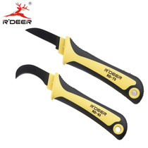 Flying deer wire stripping knife Straight knife machete Insulated electrician knife Cable wire stripping knife Cutting knife for electricians