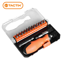 TACTIX 16-piece screwdriver set Portable screwdriver set Modular screwdriver can be used with an electric drill