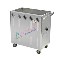 Large Number Treasure South Gas Cooked Cage Car Stainless Steel Steam Cage Car Snack Service Dining Car Steam Cage Insulation Car