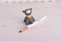 Betsu Beautiful Planet Professional Slanted Brow Brush Gold Pipe Smooth And Fine White Handle