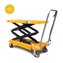Special price manual platform car hydraulic lifting platform car pedal platform car lifting mold flatbed car