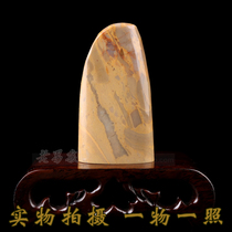 Chang fossil with the shape seal Gold stone hand seal Jade seal package lettering production Collection calligraphy and painting name chapter