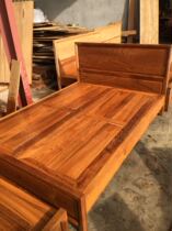 Myanmar teak furniture solid wood queen bed