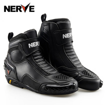 German NERVE Motorcycle Racing Boots Bull Leather The More Wild Boots Anti-Fall Boots Shoes Riding Boots Man winter