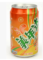 PepsiCo US Year Da Orange Taste Soda Carbonated Drinks 330MLX24 pot Beijing Tongcheng