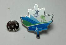 2010 Vancouver Winter Olympics Badge Canadian Terroir badge Maple Leaf badge B