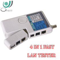 RJ45 fast network cable tester telephone coaxial cable BNC tester Smart lan tester