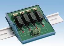 ADAM-3854 4-channel DIN rail bracket power relay