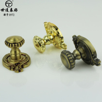 Taiwan Shilian Thai good copper handle European pure copper handle open handle invisible door full copper small handle HK117