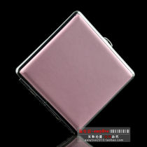 Double-gun ultra-thin cigarette box fragrant tobacco box 20 Loaded Pink Fashion Lady Cigarette Clip Automatic