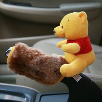 Pooh bear car handbrake cover cartoon cute car dust cover interior decoration supplies PH-40