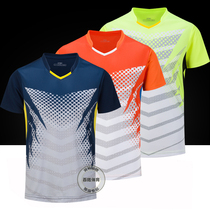 Couple badminton uniforms mens and womens quick-dry table tennis jacket sportswear summer short sleeve custom match suit