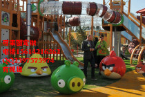 Rammed Pig Sculptures Angry Birds Sculpture Amusement Park Glass-GRP Cartoon Foam Model Mall Active Props