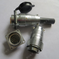 Heavy strong aviation plug connector P28-20 core 24 core 26 core square seat