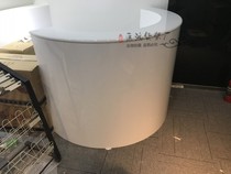 Paint curved bar counter semi-circular front desk reception desk Image table fashion podium small cash register direct sales