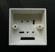 Wanju 86 type open bottom box switch box junction box boutique open wire box wall thickness 3mm