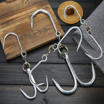 Hanging meat hook slaughtering hook thick hanging beef hanging sheep slaughterhouse iron hook hanging pork non-stainless steel