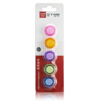Funi CT-391 whiteboard magnetic buckle transparent colorful magnetic sheet magnetic particles magnetic beads strong magnetic 20*8mm5 pack