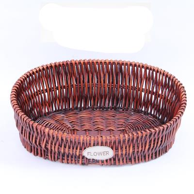  Kennel pet nest rattan woven summer willow Summer cool nest dog bed Waterproof cat house kennel cat sticky hair Summer