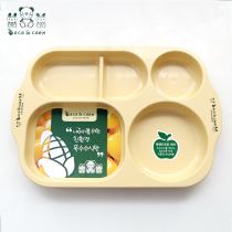 Korea Imports ECO Corn Starch Baby Sub dinner plate Childrens kindergarten eating fast food tray environmentally-friendly cutlery