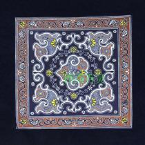 Miao ethnic new craft handmade Hong Fuyuan Guizhou Batik anti-counterfeiting tablecloth Buyi special specialty batik painting