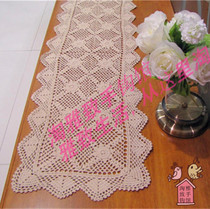 Amoy elegant pure handmade crochet hook flower cotton thread Lace Hollow woven table pad Coaster tablecloth tablecloth multi-color custom