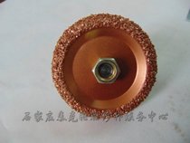 Pneumatic beating mill rubber polished tungsten manganese alloy large flat round coarse grain polished head tyre polishing repair tool