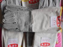 Welding gloves Labor protection gloves Electric welding gloves Wear-resistant welding gloves cowhide extended wear-resistant cowhide long