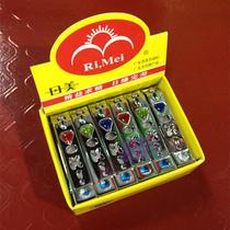 12 Jinda Day Beauty Inlaid Drilling Nail Clippers Nail Clippers Toenails Yoga Sticks Decorative Grass-made and paid clear
