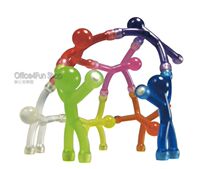 QMan fun soft plastic toy variety bendable magnet people Creative novelty practical office environmental protection popular gift