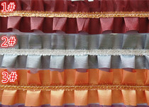 Hot sale curtain lace decoration accessories accessories chameleon lace small edge 5cm snow yarn chameleon