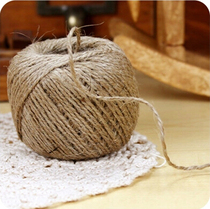 DIY handmade accessories) Photo wall use) rope) primary color) Tag decoration woven hemp rope 30 meters