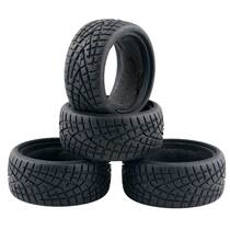 1 to 10 oil electric car model tire skin grip strong flat running race tire pattern tire leather new products 4 sets