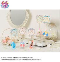 Bandai Sailor Moon Metal Sticky Note Card holder Stand Desktop Message clip Set
