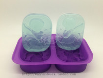 Angel pair of silicone mold handmade soap mold soap out of a single hole 70 grams
