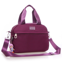 2019 new European and American Oxford inclined cross buns bag casual waterproof nylon wrap fashion single shoulder bag hand canvas woman bag